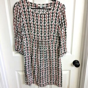 Boden Easy Scoop Neck Tunic Dress WH879 size US 8R 100% Viscose EUC